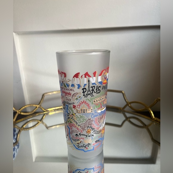 NWT Catstudio “France” Glass - Picture 1 of 6